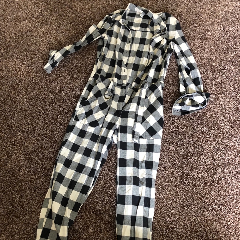 Gingham Jumpsuit